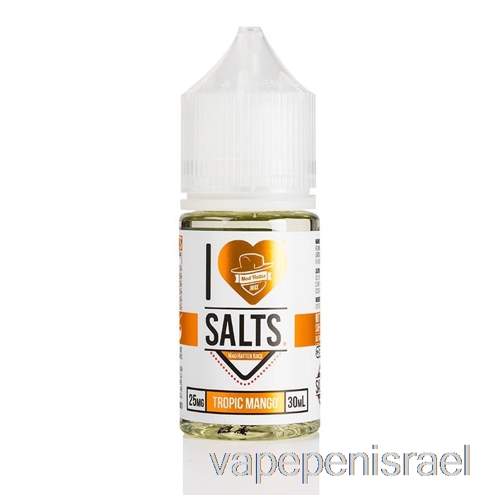 חד פעמי Vape Israel טרופי מנגו - אני אוהב מלחים - 30 מ"ל 50 מ"ג